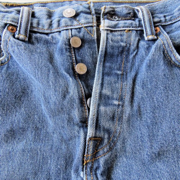 Levi's 501 Jeans W29 L32 Button Fly - Picture 4 of 6
